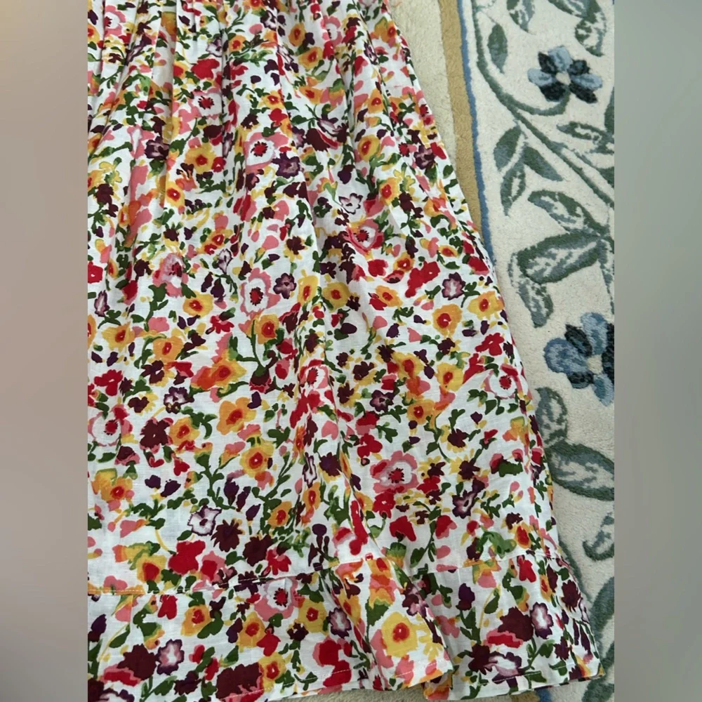 Women’s Boho Bohemian Whimsical Summery Beachy Colorful Floral Dress